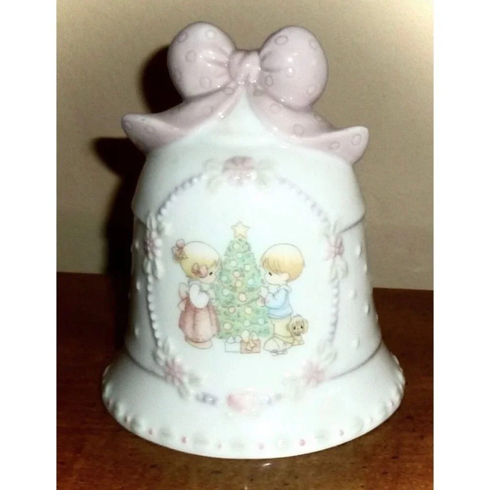 Vintage‎ 1997 Precious Moments Enesco Songs Of Joy Porcelain Christmas Bell